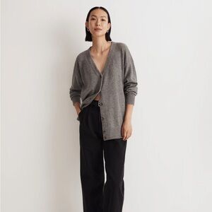 Madewell V-Neck Relaxed Cardigan